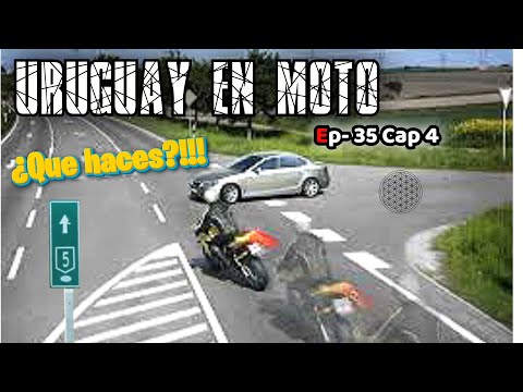 VIAJANDO en MOTO por  RUTA 5 de URUGUAY, Florida, Mendoza chico, Canelones, Cerro  Montevideo