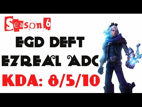 Korea Challenger LOL - EDG Deft - Ezreal ADC ft. EDG PawN (Feb 2, 2016)