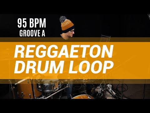Reggaeton Drum Loop 95 BPM // The Hybrid Drummer