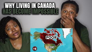 🇨🇦 Why living in Canada has become Impossible | American Couple Reacts to Canadian Culture