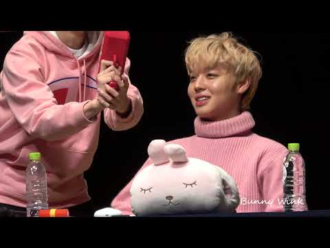 171118 Wanna One워너원 핫트랙스 (4K focus. 박지훈 Park Jihoon)