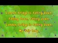 Karaoke London Bridge Is Falling Down Karaoke Rhymes