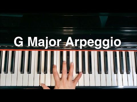 G Major Arpeggio Piano
