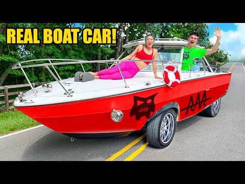 I Spent $12,000 On a BOAT CAR!!