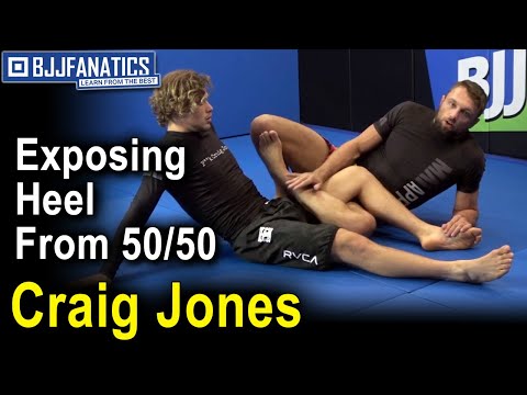 Exposing Heel From 50/50: CRAIG JONES BJJ Techniques