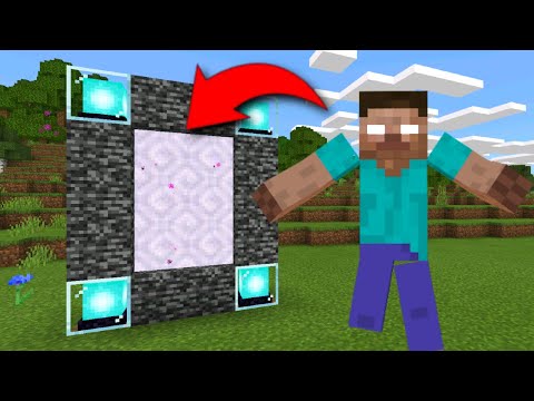 How To Make A Portal To The Herobrine Dimension in Minecraft!!!