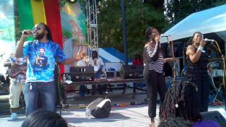 Bushman! Doing "Lighthouse" at Reggae On The River.