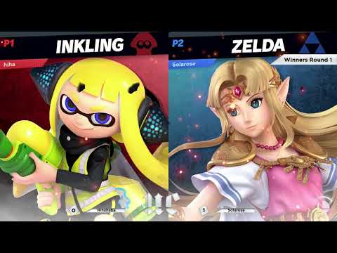 SSB 210 Winners Round 1 - Solarose (Zelda) vs Hihahaba (Inkling)
