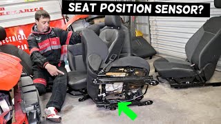 WHAT IS A SEAT POSITION SENSOR AND WHAT IT DOES, AIRBAG LIGHT ON