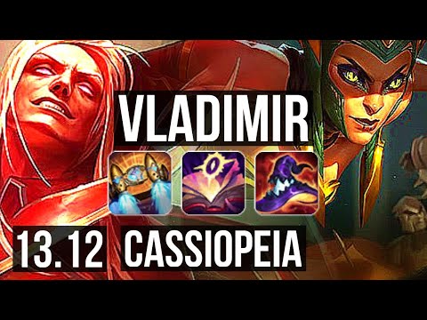 VLADIMIR vs CASSIOPEIA (MID) | 11/1/14, 68% winrate, Dominating | KR Master | 13.12