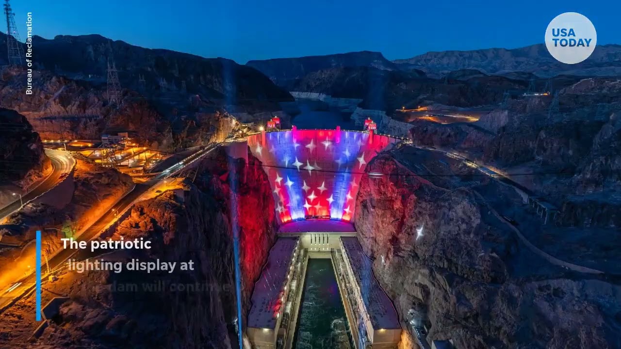 Damaged Hoover Dam American flag removed before US 250th anniversary