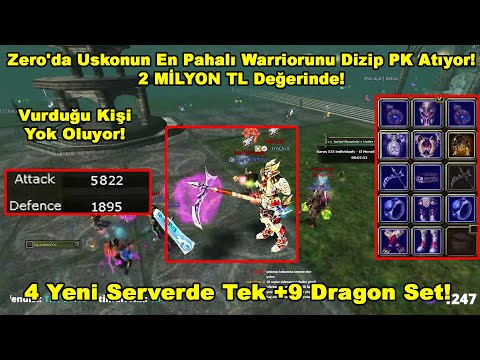 ImQua - Zero'da Uskonun En Pahalı Warriorunu Dizip PK Atıyor! 2 MİLYON TL Değerinde! | Knight Online