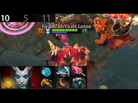 ChYuan - Queen of Pain | Fnatic vs Team Spirit  (game 2) BO2 | The International 2021