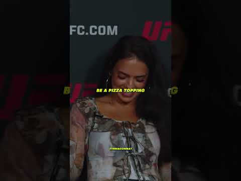 Nina Drama Asks Dircus Du Plessis about Black History month! #shorts  #mma #mmafighter #ufc