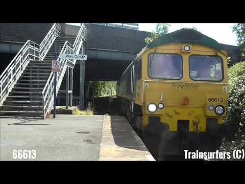 Freightliner Class 66 No. 66613 on 6J43 Tunstead Sidings - Pendleton @ Denton on 05.08.17 - HD