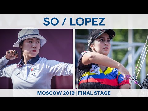 So Chaewon v Sara Lopez – compound women quarterfinal | Moscow 2019 World Cup Final