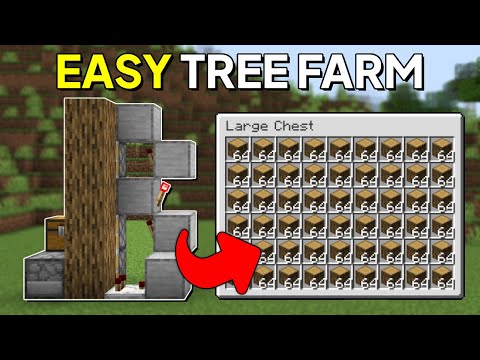 Minecraft Tree Farm 1.21.5