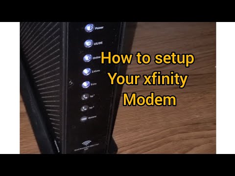 How to setup your xfinity internet Modem your self!