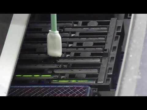 Print head/area around the cap cleaning