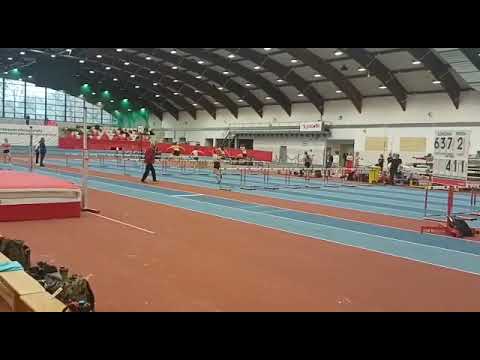 Bieg 60m płotki K Seria 2 - 2. Ogólnopolski Halowy Mityng ŁOZLA 2022 SPAŁA