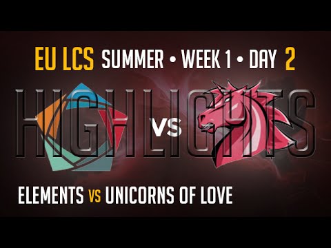 EL vs UOL HIGHLIGHTS | Week 1 EU LCS Summer Split 2015 S5 | Elements vs Unicorns of Love W1
