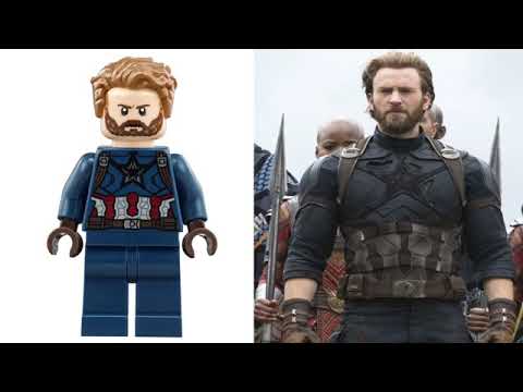 All Lego Marvel Avengers Infinity War Minifigures !!! Lego vs Movie