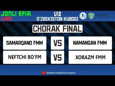 1/4 final. Neftchi BO'FM 4-1 Xorazm FMM | Samarqand FMM 0-6 Namangan FMM #tugadi