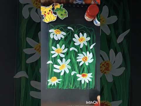 painting for beginners / white flower #watercolour