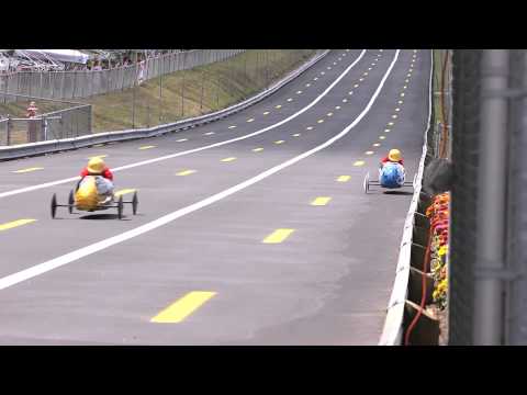 Soap Box Derby crash. Best Wipeout ever