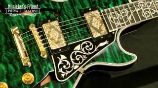 Video thumbnail for Gibson Custom Bella Voce Electric Guitar, Transparent Green by Musician's Friend