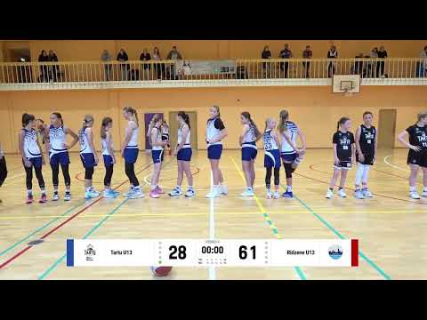 Tartu University vs RBJSS Rīdzene | BBBL Girls U13