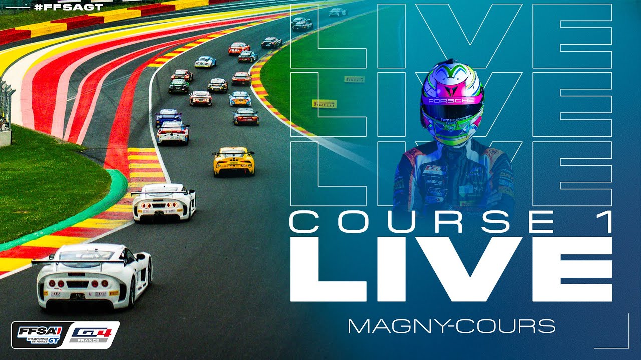 LIVE &ndash; Course 1 &ndash; Championnat de France FFSA GT &ndash; Magny-Cours 2025
