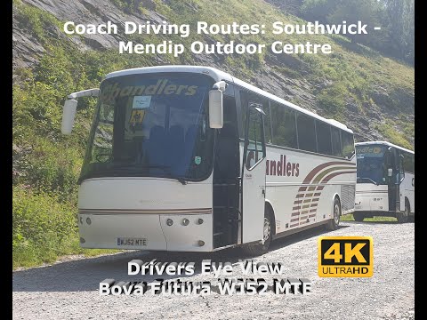 Coach Driving Routes Drivers Eye View: Southwick - Mendip Outdoor Centre