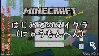 マイクラ初心者入門①