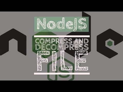 Compress and Decompress Files in NodeJs | Quick and easy