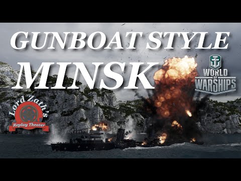 Gunboat Playstyle - Minsk Tier 7 Russian DD Neighbors South Spawn World of Warships