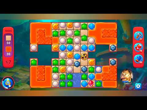 фишдом 2022 # 10505 уровень - прохождение без бустеров # Fishdom,  10505  level - no Boosters.