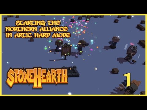 Stonehearth 1.1 starting the northern alliance in Artic hard mode