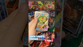 Apro 4 pacchetti al giorno finché non trovo Charizard 🔥 #pokemoncards #charizard #pokemonitalia #ai