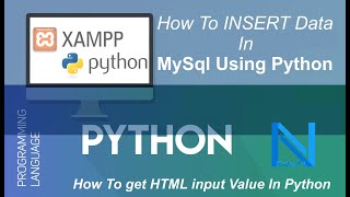 How To INSERT Data In MySql Using Python | How To get HTML input Value In Python