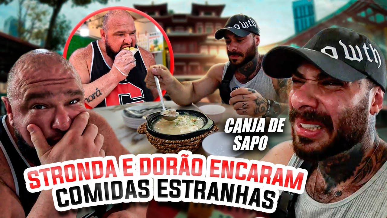 STRONDA E DORÃO PROVAM COMIDAS DE RUA NA ÁSIA