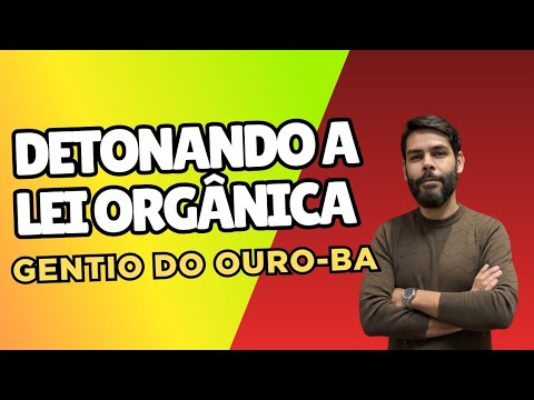 Gentio do Ouro-BA Lei Orgânica em Questões / Reta Final