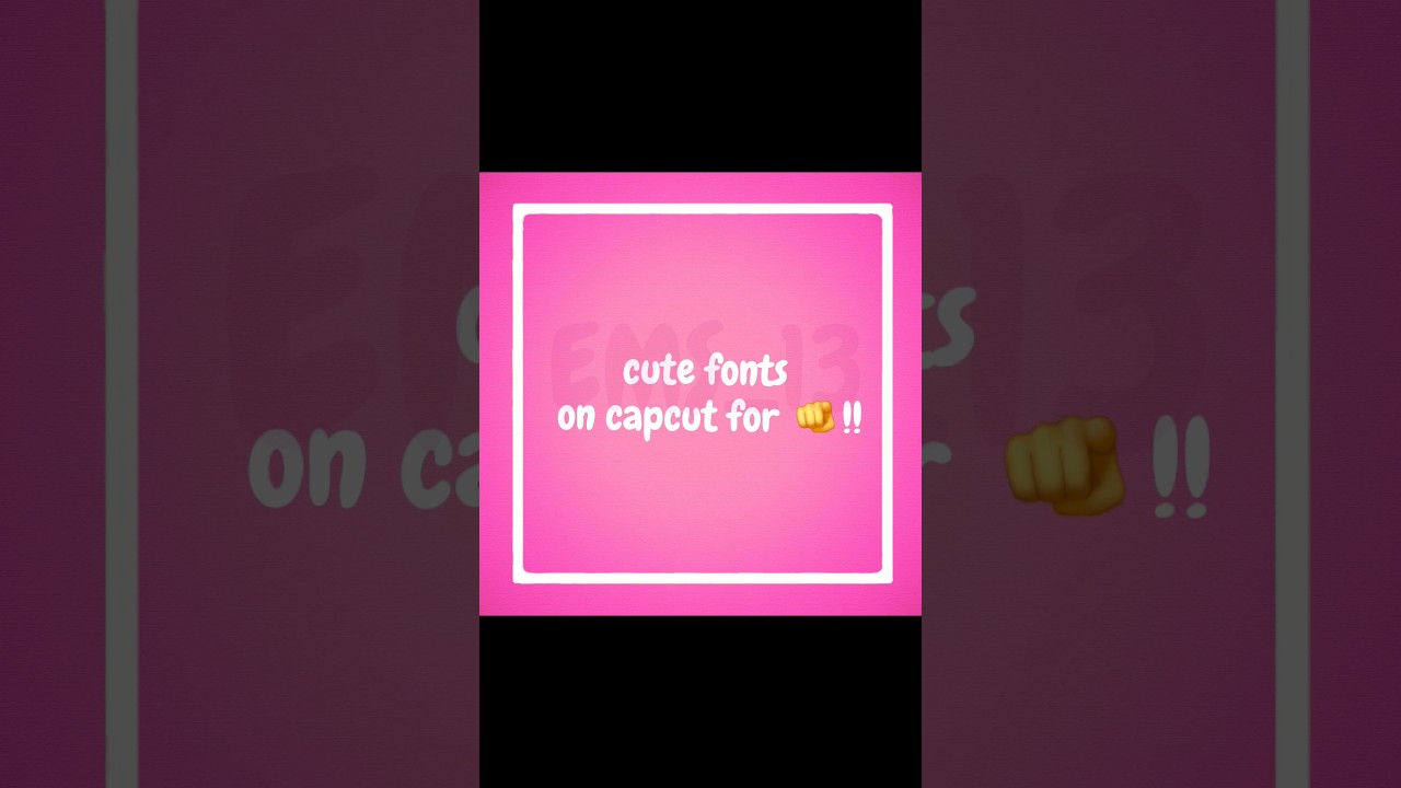cute fonts on capcut 4 🫵!! ( #trending #fypシ #capcut #capcutedit #edit #fonts #capcutediting )