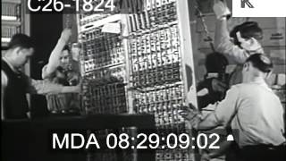 Early 1950s USA Engineers and Technicians at Work