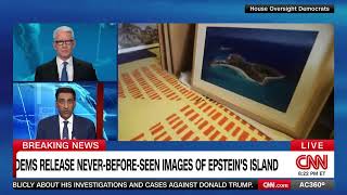 Ro Khanna on CNN's Anderson Cooper 360 discussing new pictures of Jeffery Epstein's island