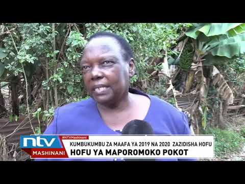 Hofu ya maporomoko Pokot Magharibi kufuatia onyo kuhusu hatari ya  mvua kubwa