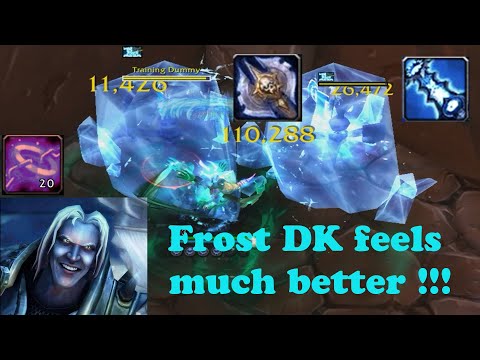 FROST DK  10.0.2 (46157 build) Dragonflight - PVP build, damage test, obliterate Crits 110k