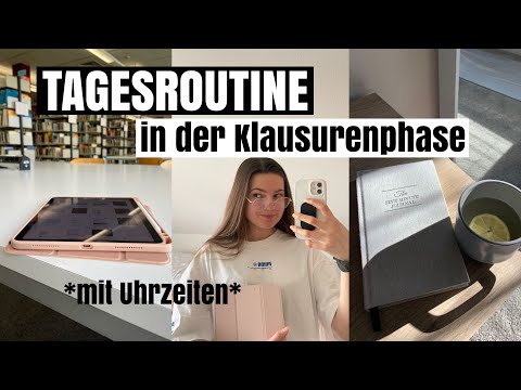 Mein Tagesablauf in der Klausurenphase (Psychologie Studium) 📚