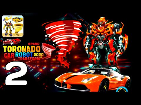 Robot Tornado Transform Shooting Games 2020 - Level 6-10 Part 2 (Android GamePlay Walkthrough)