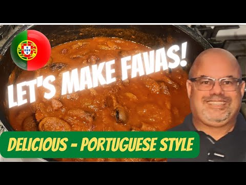 How to Make - Favas Guisadas/Fava Stew with Linguica! Traditional Portuguese Style Comfort Food!